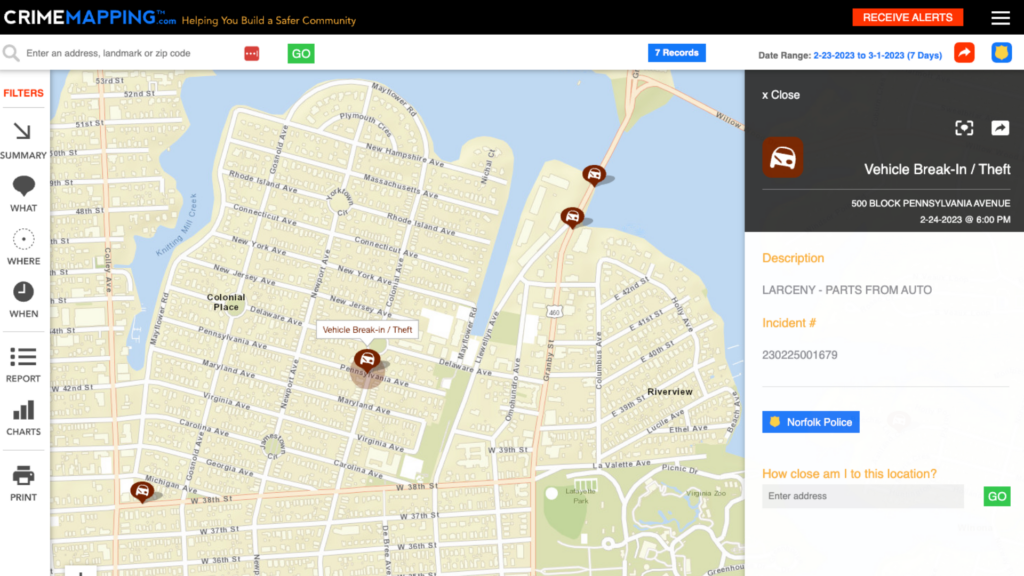 crime mapping